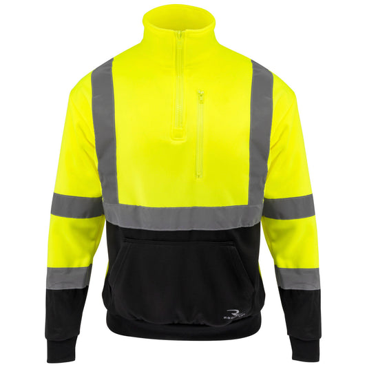 Yellow/Lime Safety Sweatshirts - Radians - Class 3 Fleece