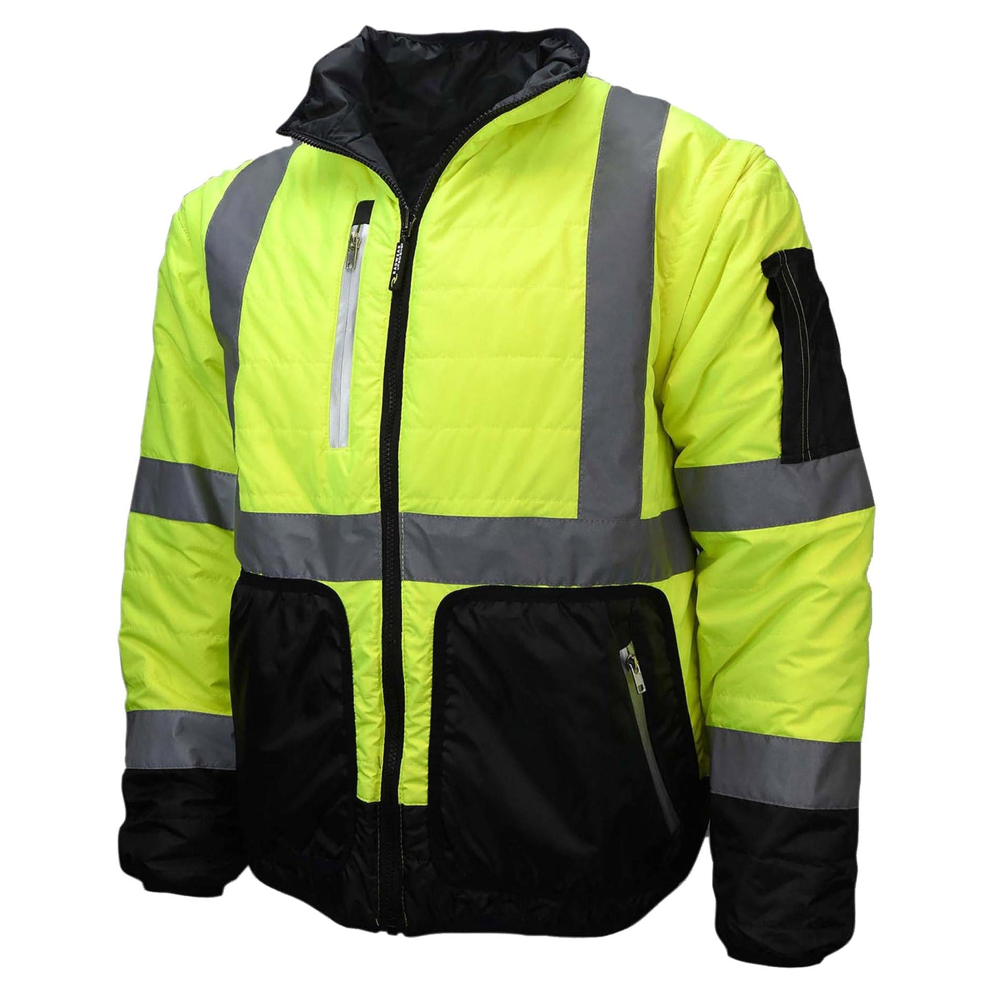 Zip-Off Sleeves Safety Jackets - Radians - Reversible Design