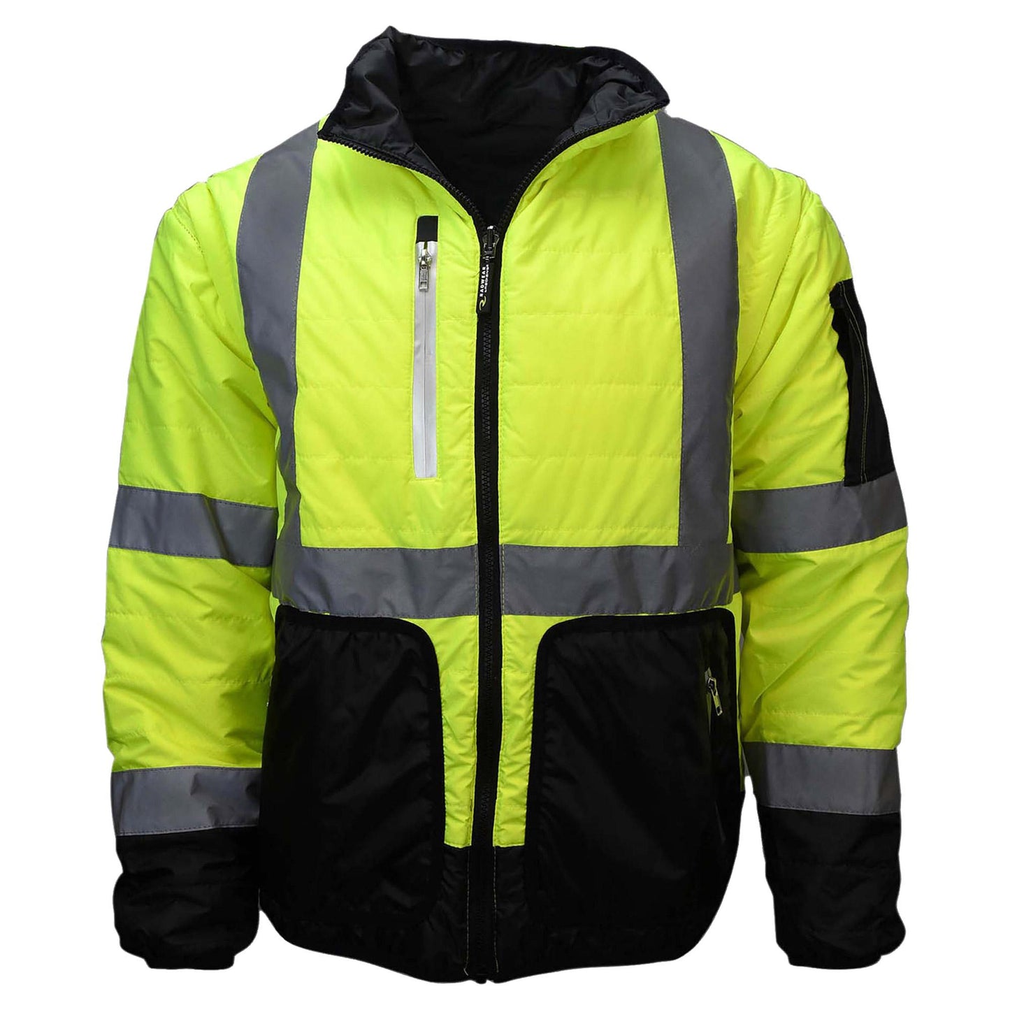 Zip-Off Sleeves Safety Jackets - Radians - Reversible Design