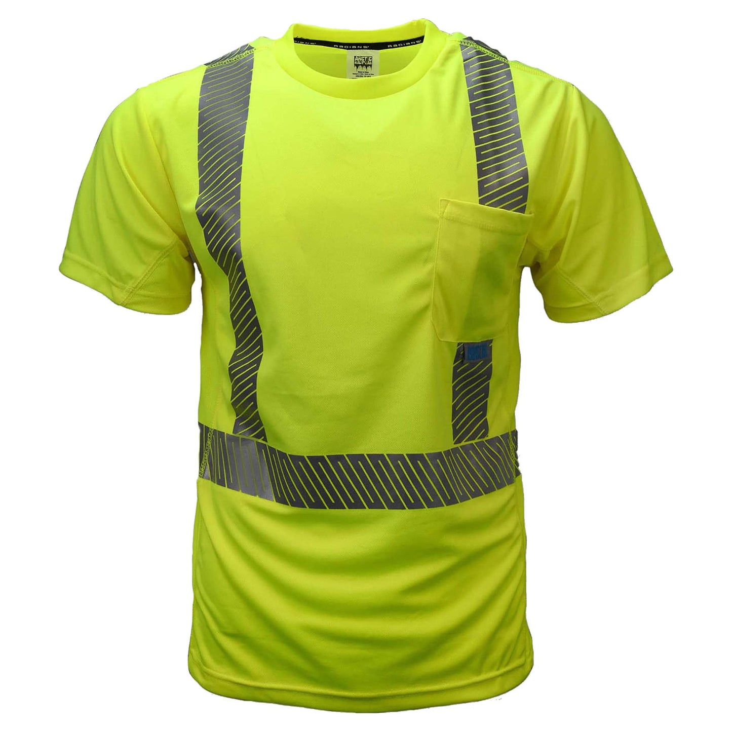 Yellow/Lime Safety Shirt - Radians - Cooling Mesh Fabric
