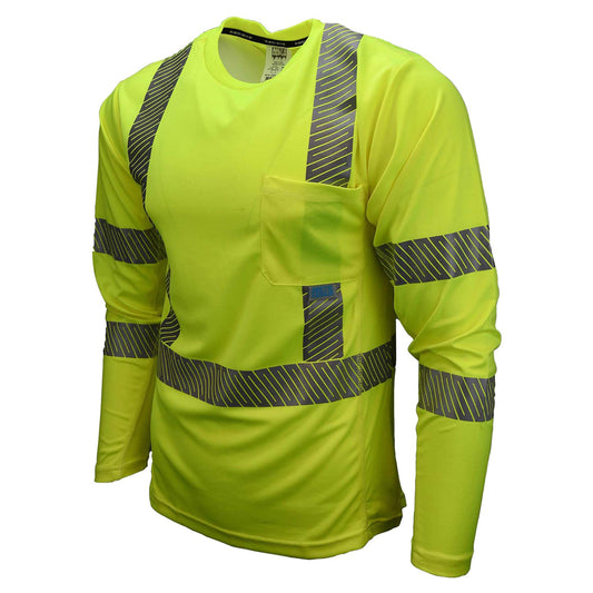 Yellow/Lime Safety Shirts - Radians - Moisture Wicking