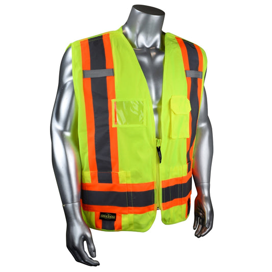 Yellow/Lime Safety Vest - Radians - Breakaway Design