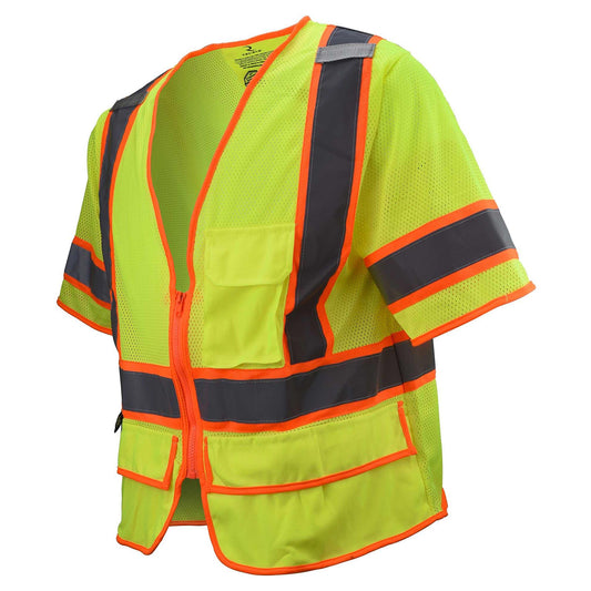 Yellow/Lime Safety Vest - Radians - Self-Extinguishing