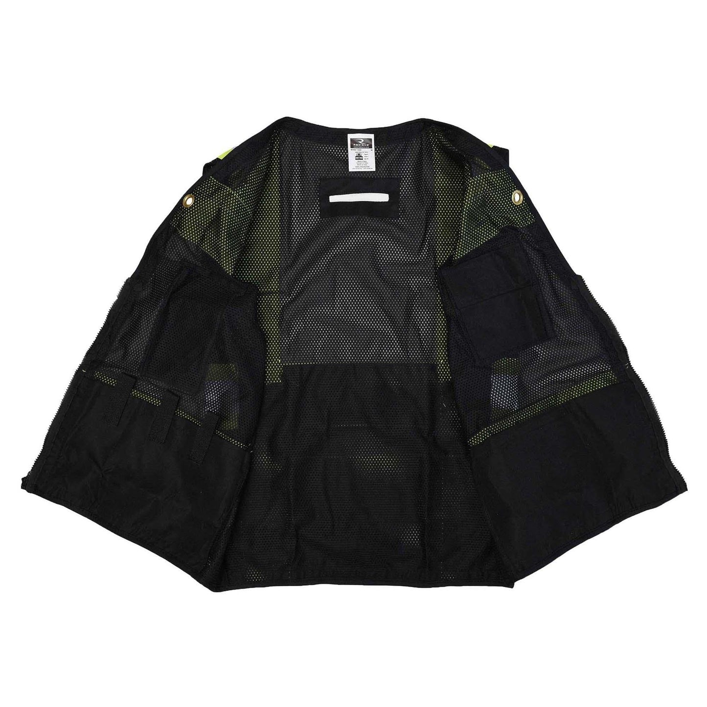 Black Safety Vests - Radians - Heavy Duty Comfort