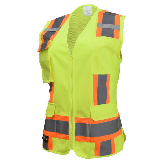 Yellow/Lime Safety Vest - Radians - Two-Tone Design
