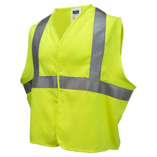 Yellow/Lime Safety Vests - Radians - Modacrylic Fabric