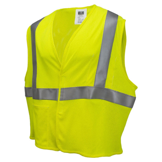 Yellow/Lime Safety Vest - Radians - Flame Resistant