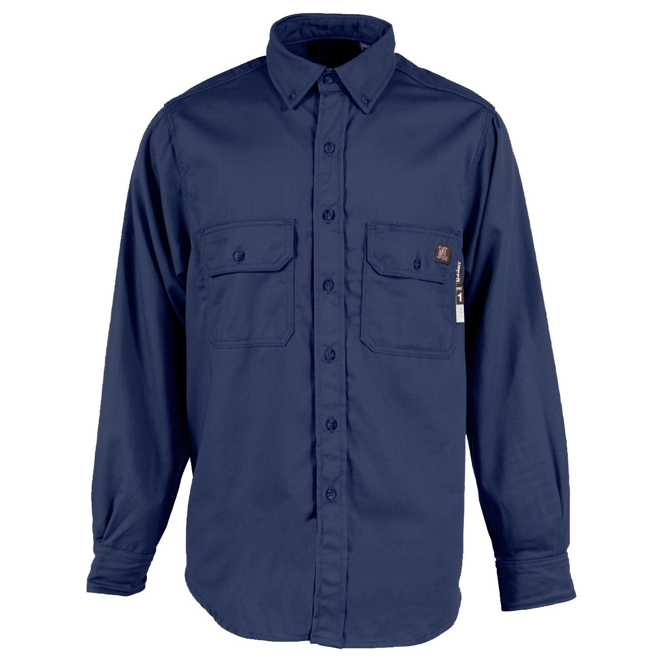 Gray Button Up Shirt - Neese - Nomex Fabric