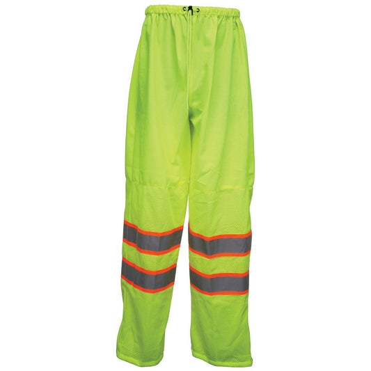 Yellow/Lime Safety Pants - MCR Safety - High-Visibility