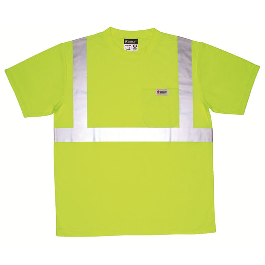 Yellow/Lime Safety Shirts - MCR Safety - High Visibility