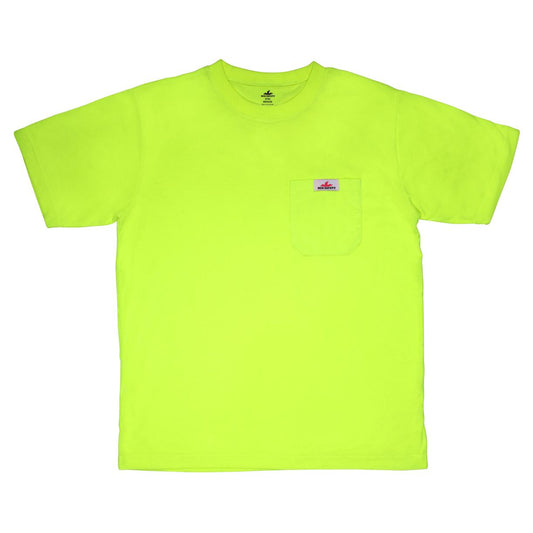 Yellow/Lime Safety Shirt - MCR Safety - Lightweight Comfort