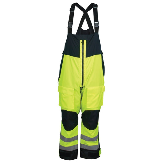 Yellow/Lime Rain Bibs - MCR Safety - Durable Design