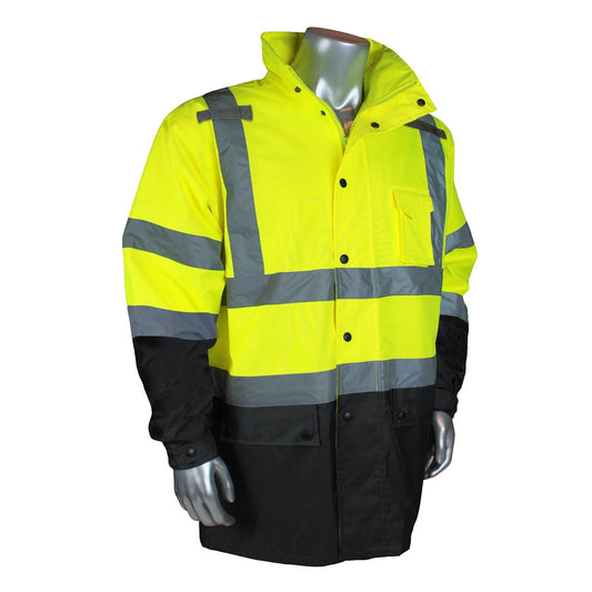 Yellow/Black Rain Jacket - Radians - Waterproof Design