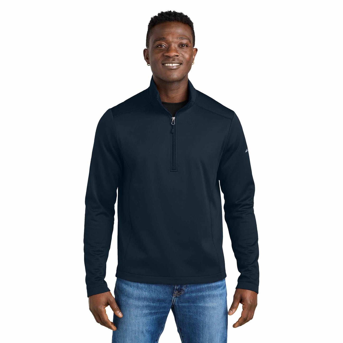 Black Sweatshirts - Eddie Bauer - Smooth Fleece Mid Layer