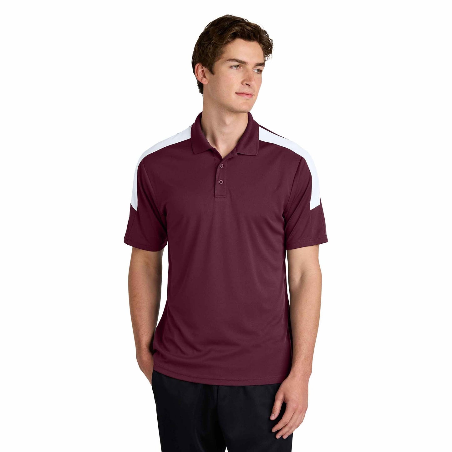 Black/Gold Polo Shirts - Sport-Tek - Stylish Moisture-Wicking