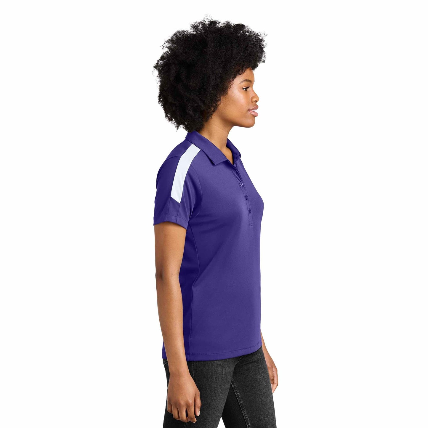 Black/Gold Polo Shirts - Sport-Tek - Moisture Wicking