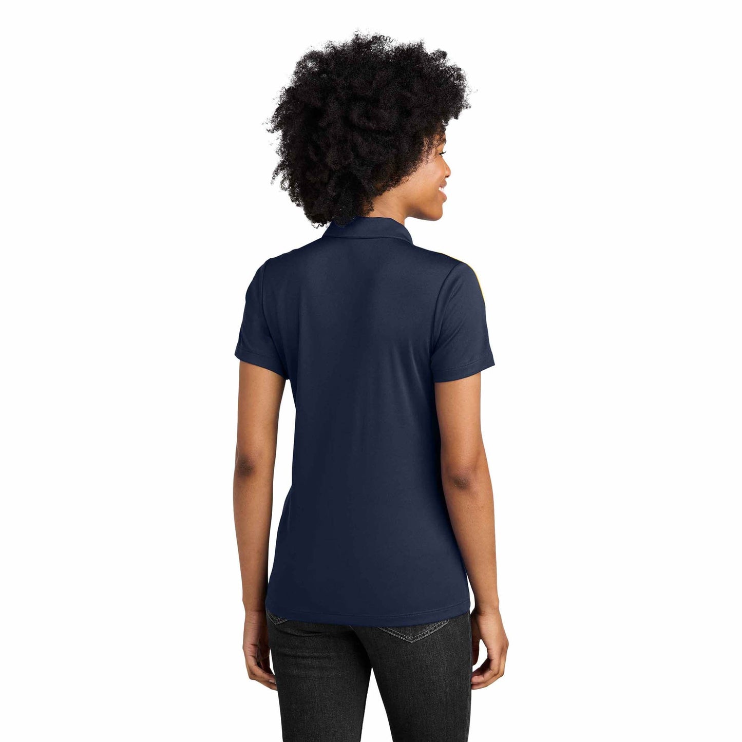 Black/Gold Polo Shirts - Sport-Tek - Moisture Wicking