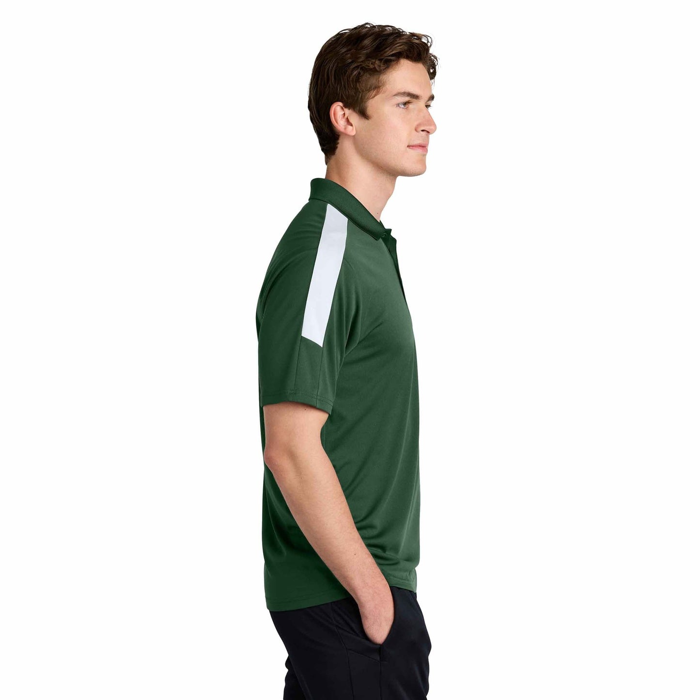 Black/Gold Polo Shirts - Sport-Tek - Stylish Moisture-Wicking