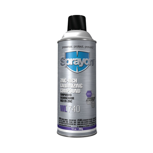 14 oz Aerosol Industrial Safety - Sprayon - Zinc Rich
