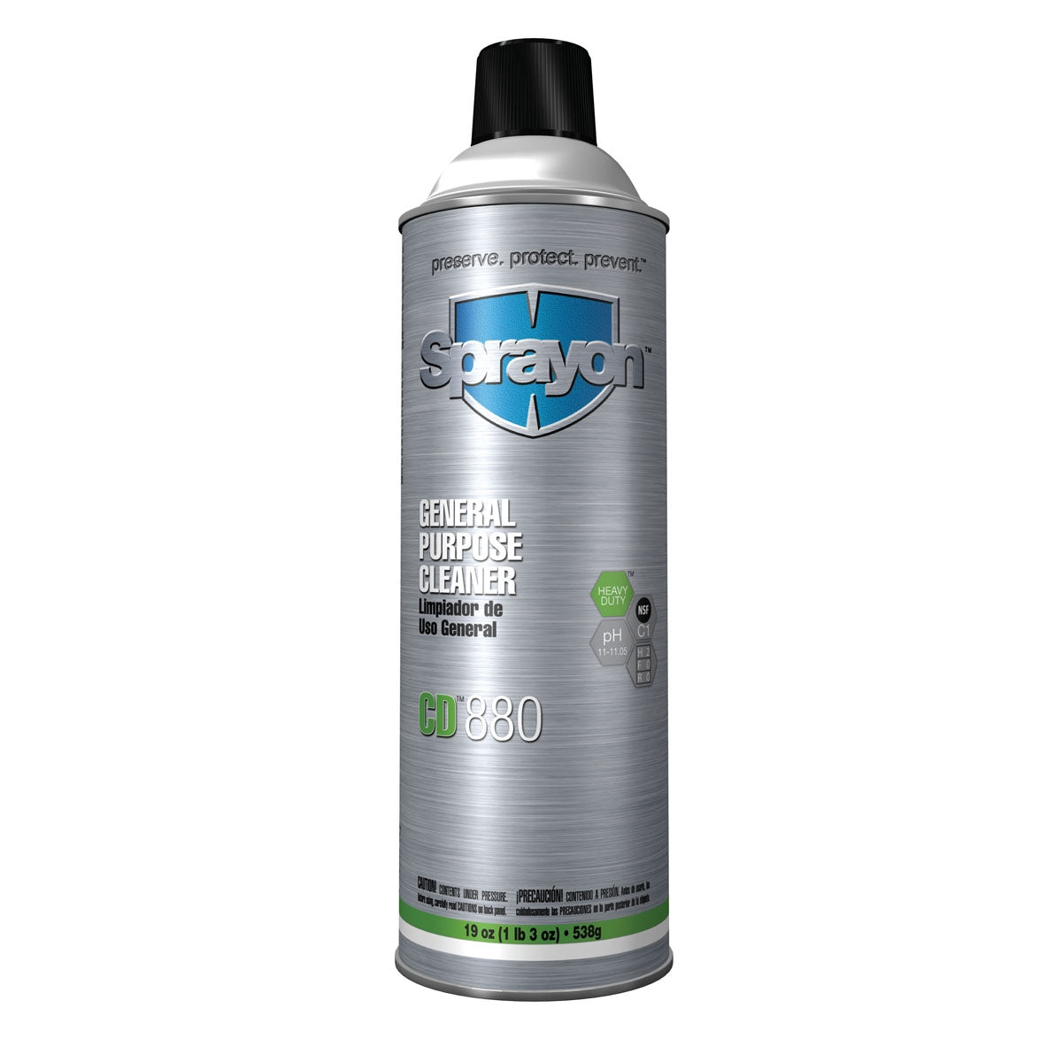 19 oz Aerosol Industrial Safety - Sprayon - General Cleaner