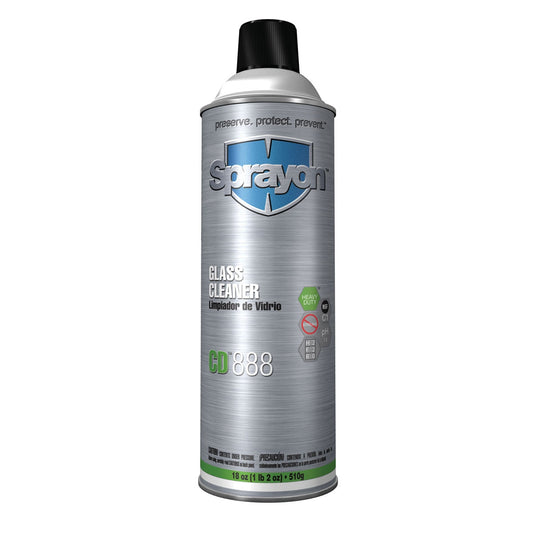 18 oz Aerosol Industrial Safety - Sprayon - Streak-Free Clean