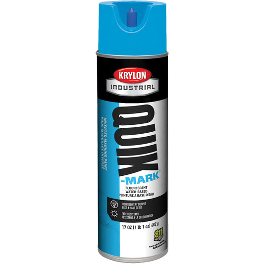 20 oz Inverted Marking Paint - Krylon - Fluorescent Red