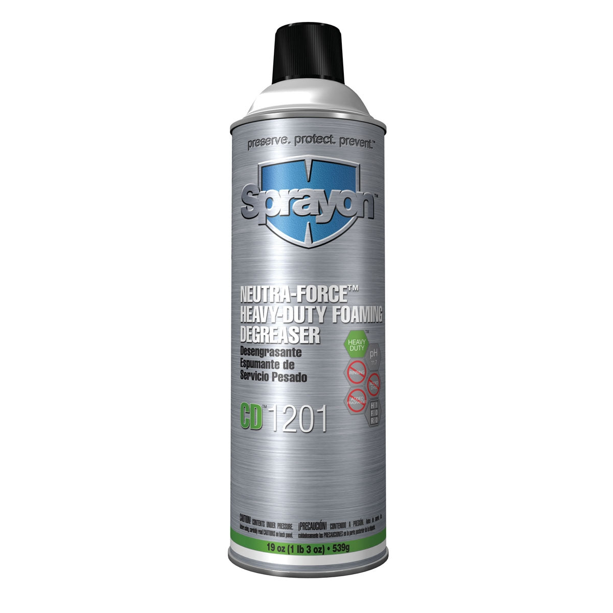 19 oz Aerosol Industrial Safety - Sprayon - Powerful Cleaner