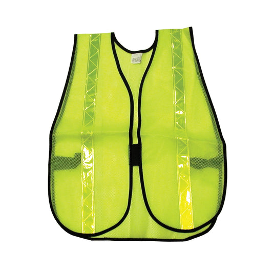 Yellow/Lime Safety Vest - MCR Safety - Lightweight Mesh