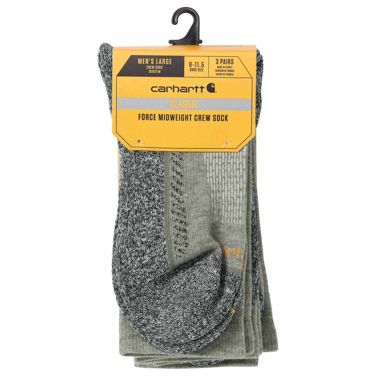Black Socks - Carhartt - Comfortable Crew Design