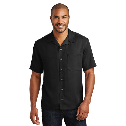 Black Button Up Shirt - Port Authority - Easy Care Fabric