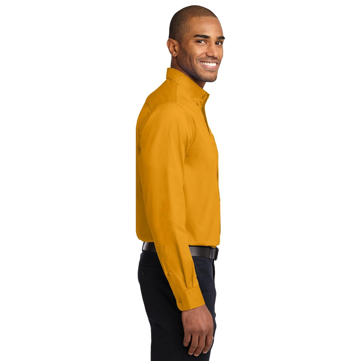 Athletic Gold Button Up Shirt - Port Authority - Easy Care