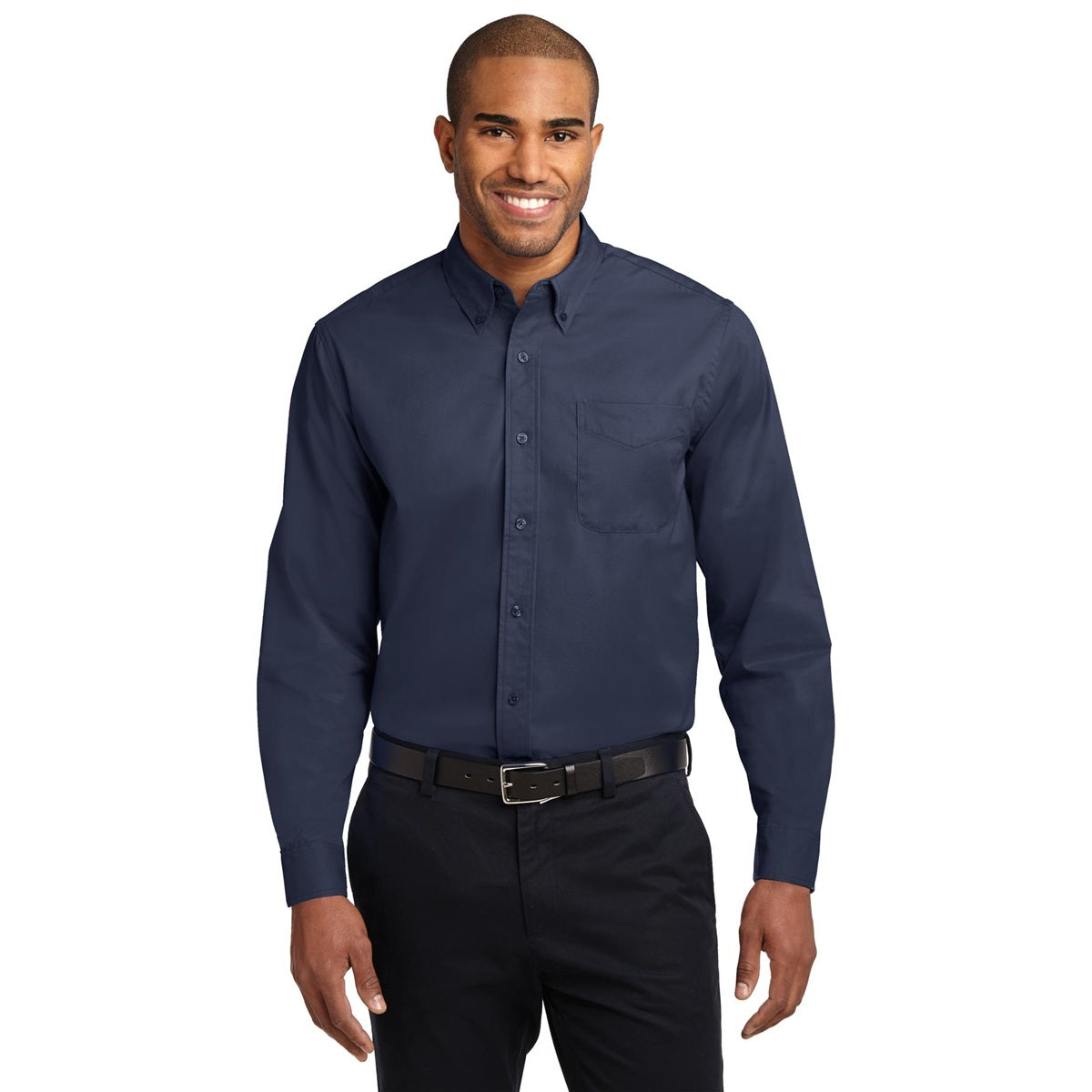 Athletic Gold Button Up Shirt - Port Authority - Easy Care