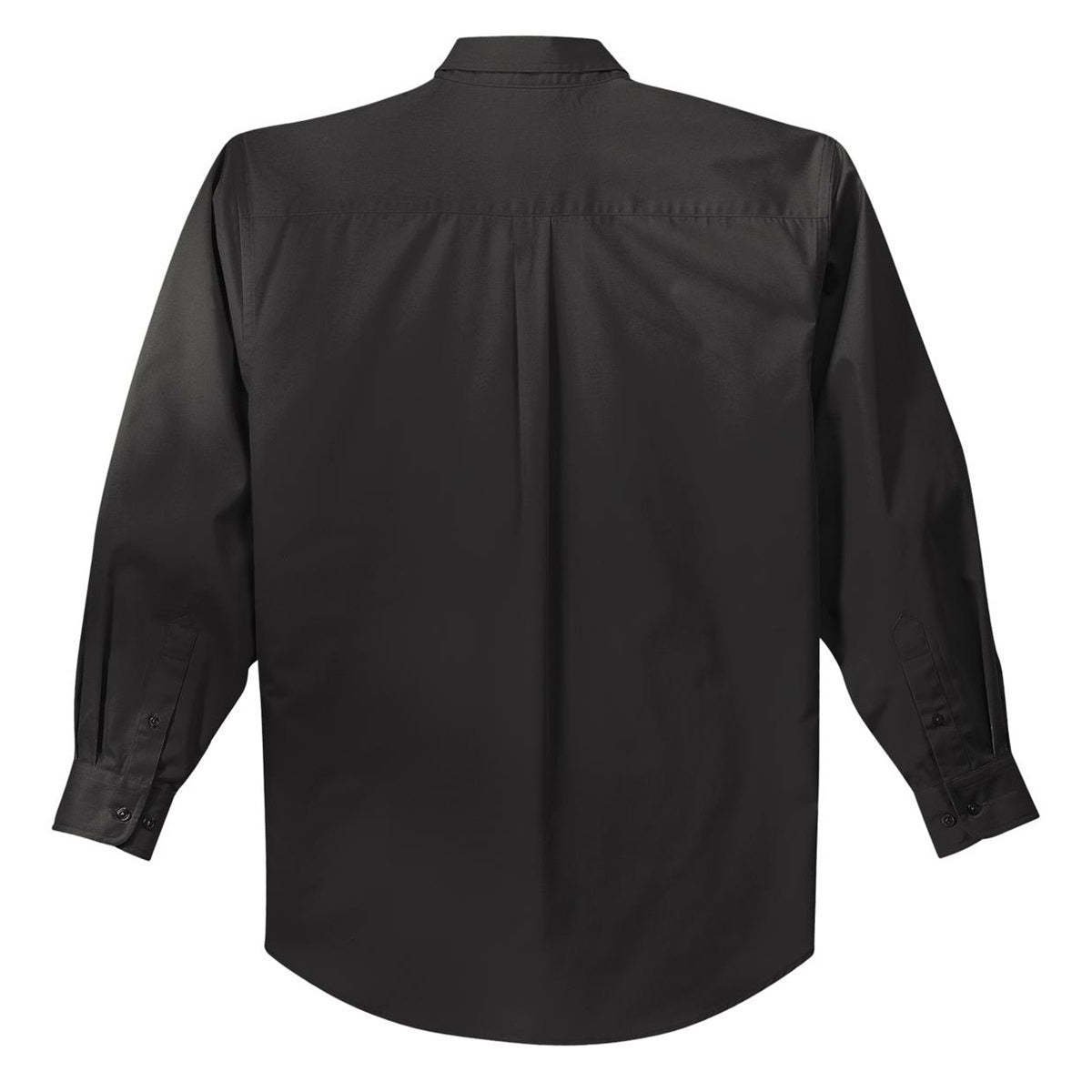 Black/Light Stone Button Up Shirt - Port Authority - Durable