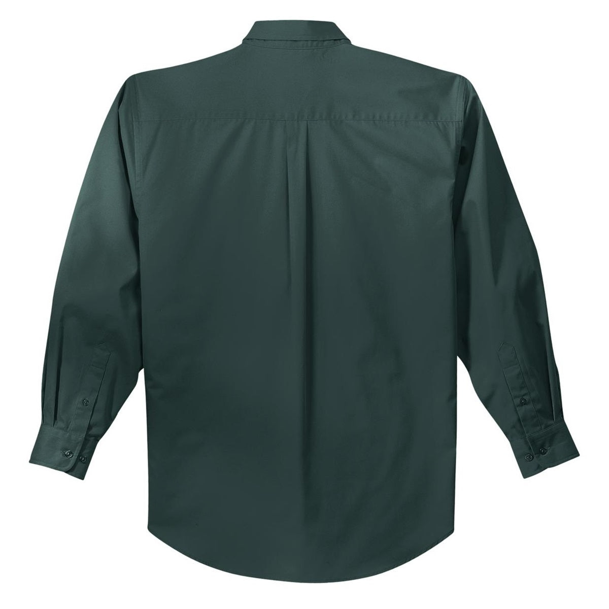 Black/Light Stone Button Up Shirt - Port Authority - Durable