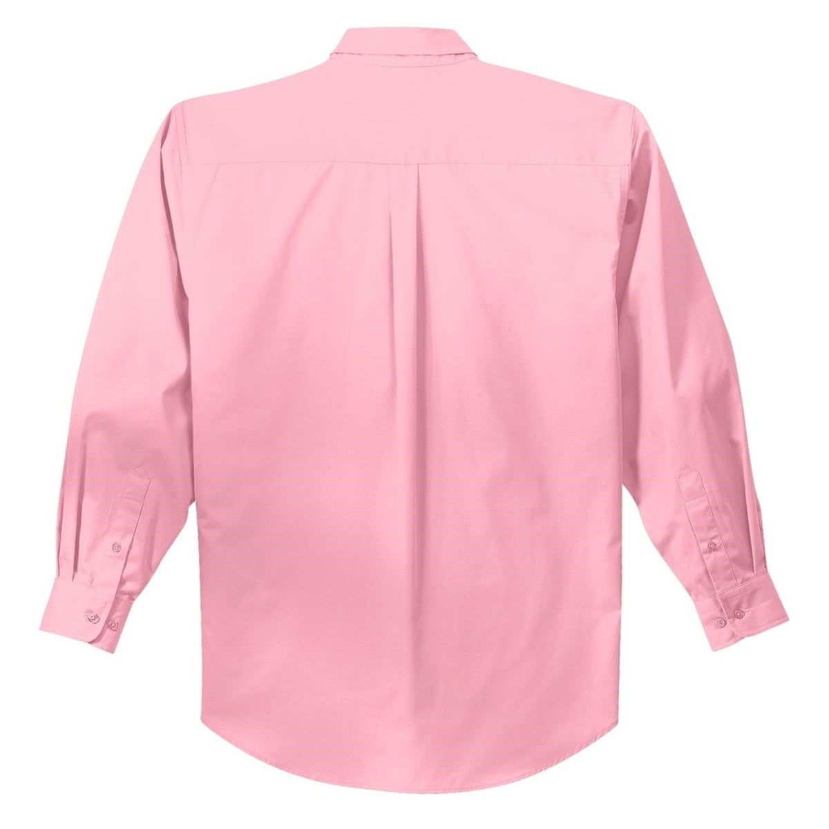 Black/Light Stone Button Up Shirt - Port Authority - Durable