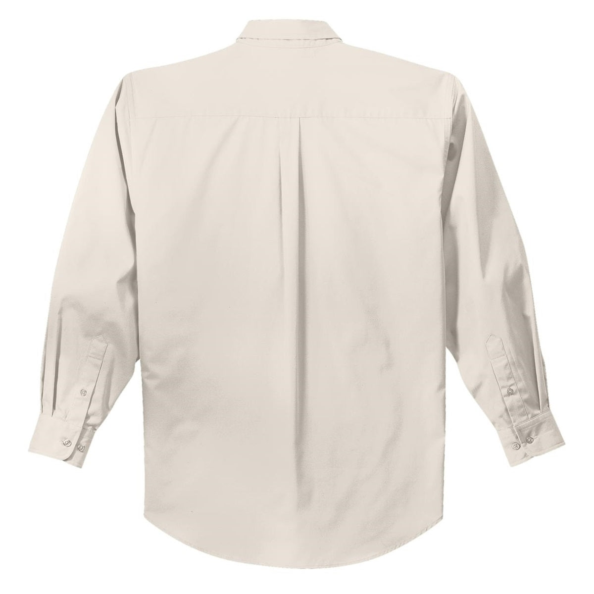 Black/Light Stone Button Up Shirt - Port Authority - Durable