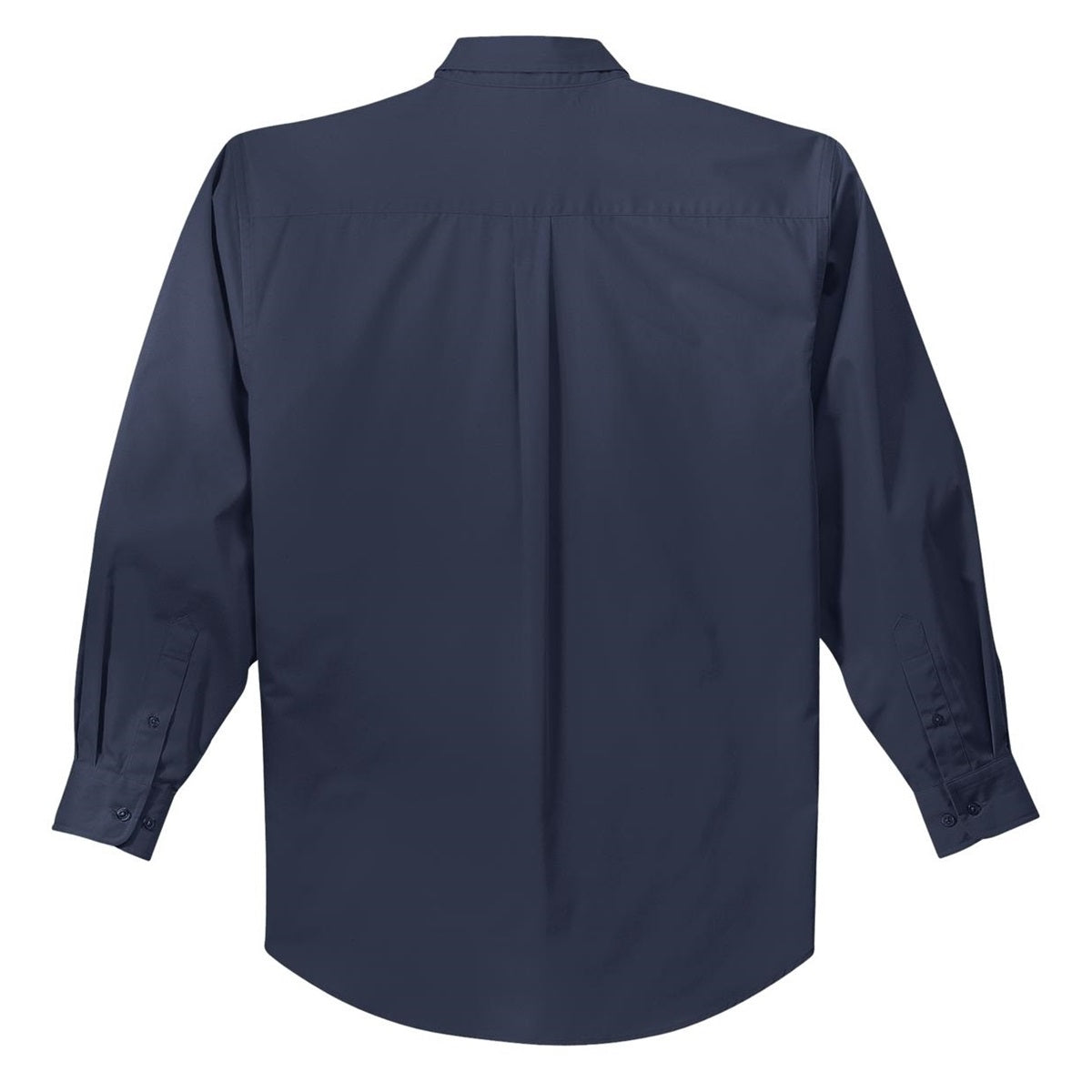 Black/Light Stone Button Up Shirt - Port Authority - Durable