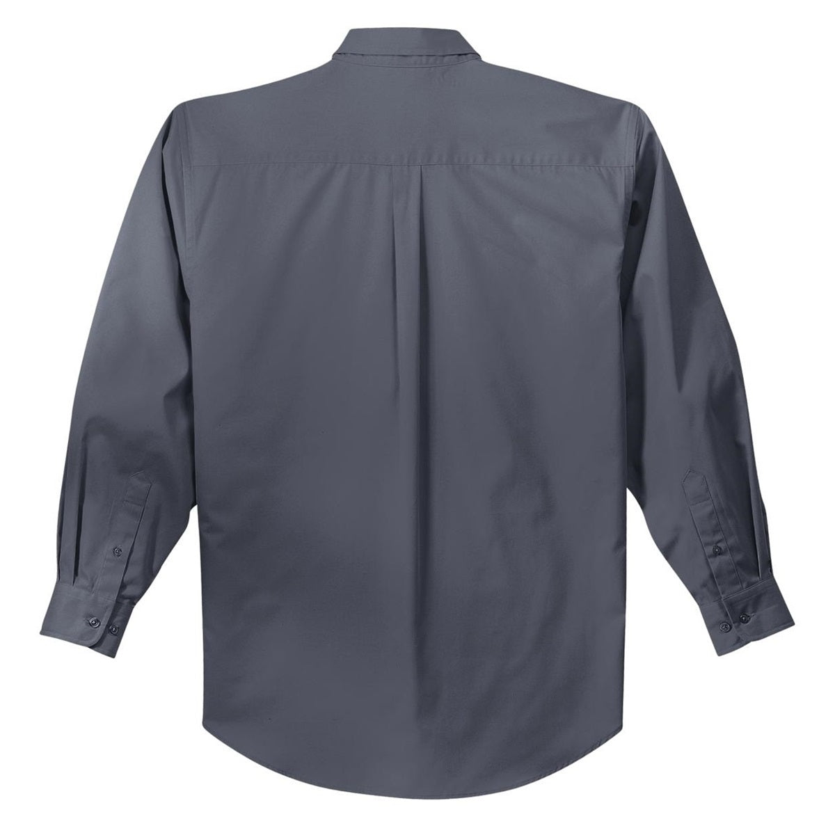 Black/Light Stone Button Up Shirt - Port Authority - Durable