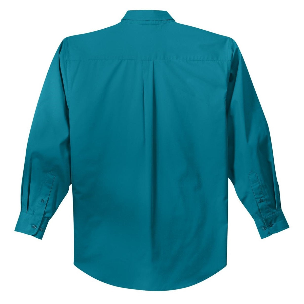 Black/Light Stone Button Up Shirt - Port Authority - Durable