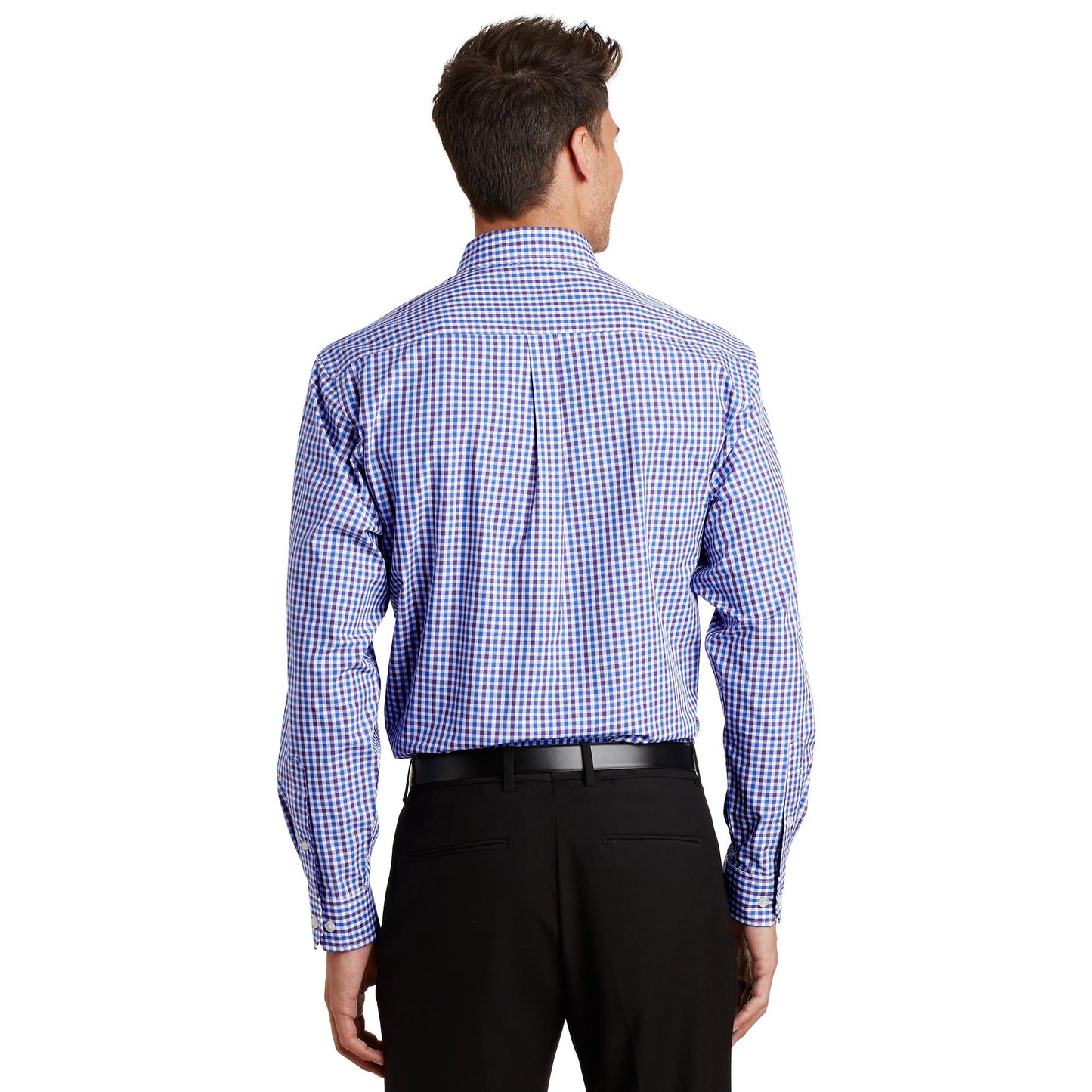 Black/Charcoal Button Up Shirts - Port Authority - Stylish