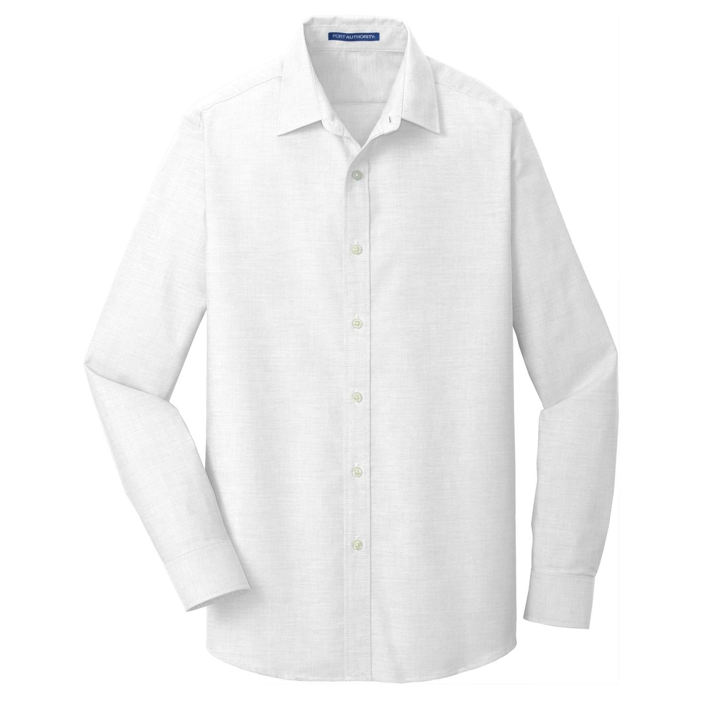 Oxford Blue Button Up Shirt - Port Authority - Soft Feel