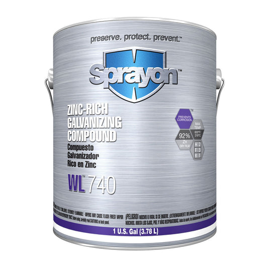 1 Gallon Bulk Container Industrial Safety - Sprayon - Zinc Rich