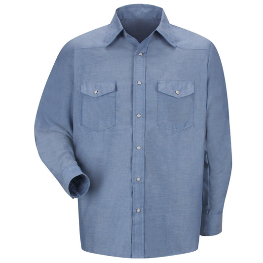 Long Sleeve Button Up Shirts - Red Kap - Western Style