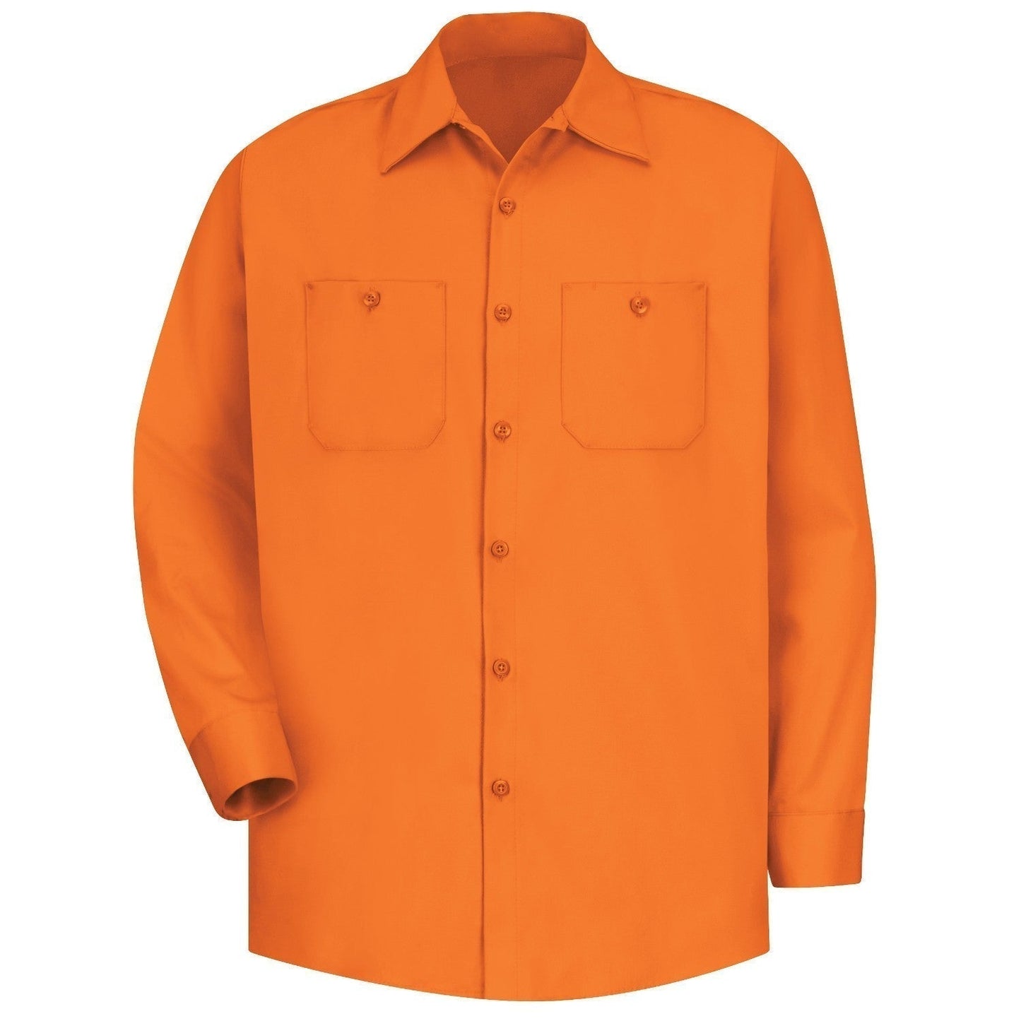 Dark Navy Button Up Shirt - Red Kap - Wrinkle Resistant