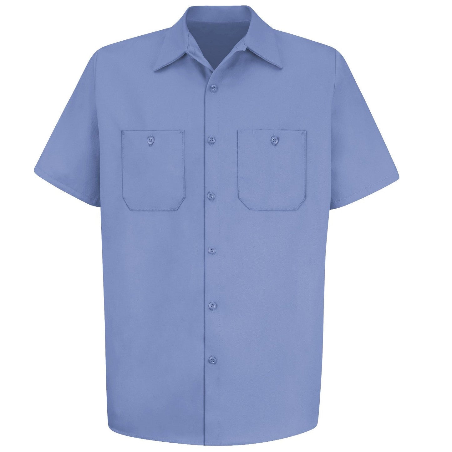 Dark Navy Button Up Shirt - Red Kap - Wrinkle Resistant