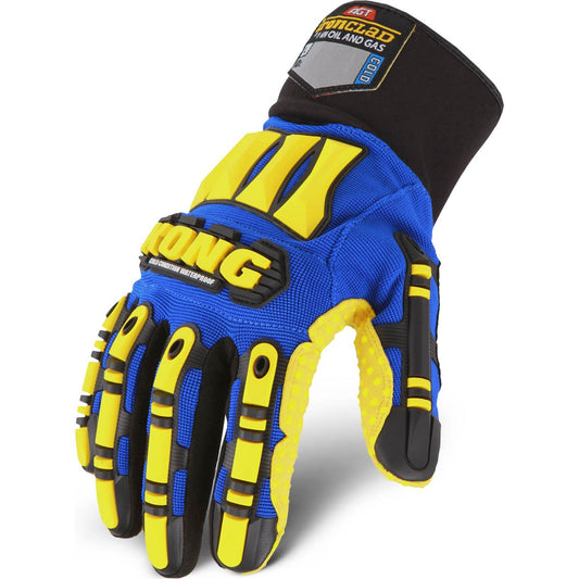 Blue/Yellow Performance Gloves - Ironclad - Waterproof Durable