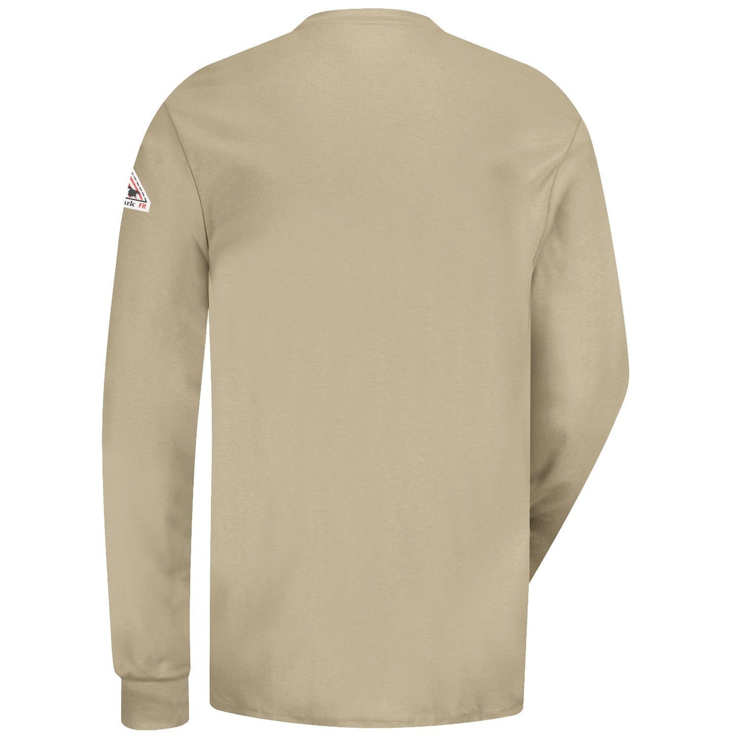 Khaki Henley Shirt - Bulwark FR - Lightweight and Tagless