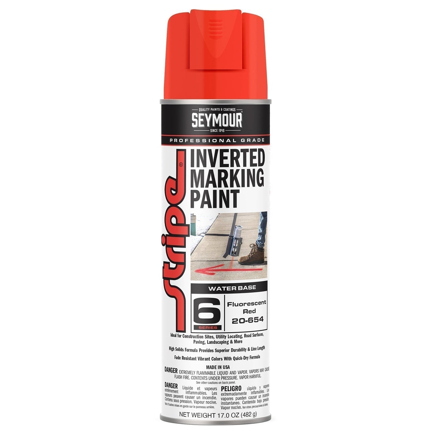 20 oz Marking Paint - Seymour - Water Based Fast-Drying