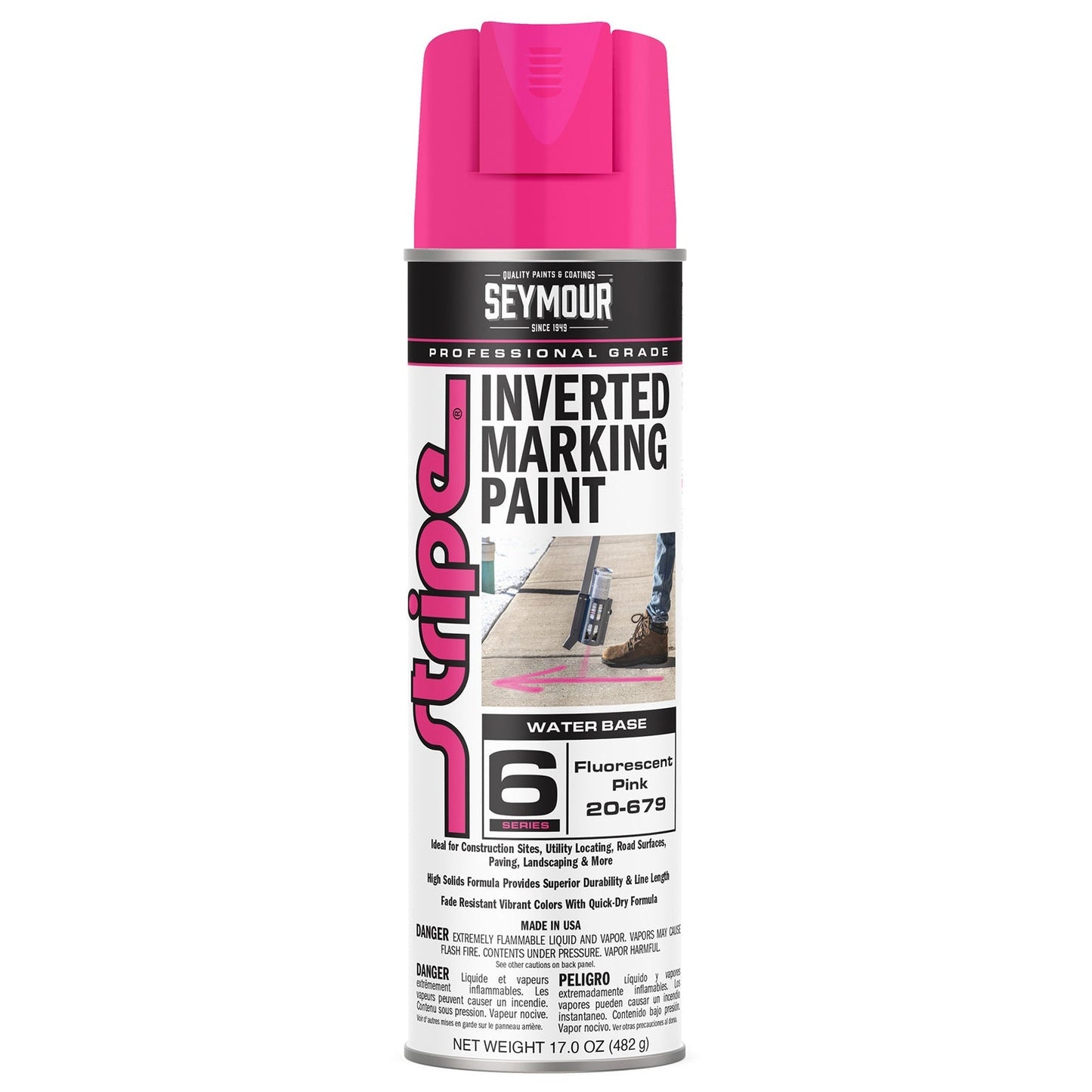 20 oz Marking Paint - Seymour - Water Based Fast-Drying