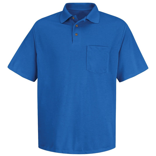 Royal Blue Polo Shirts - Red Kap - Moisture Wicking